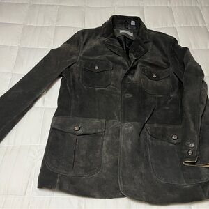 Brown suede Joseph Abboud men’s jacket